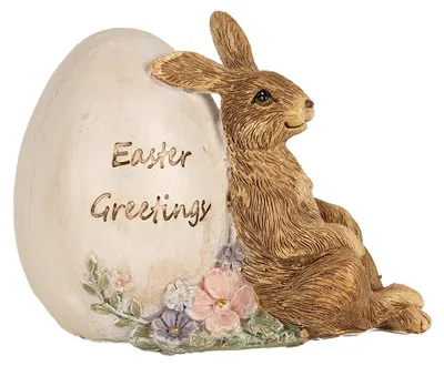 Immagine prodotto di Clayre & Eef Figurina Coniglio 12x7x9 cm Poliresina marrone