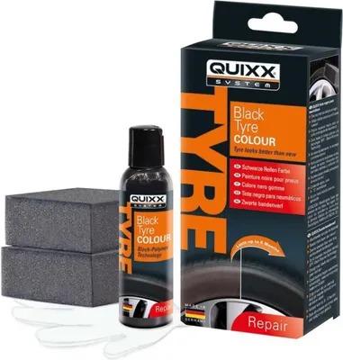 Produktbild von QUIXX Schwarz Reifenfarbe