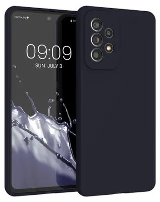Produktbild von kwmobile Handyhülle für Samsung Galaxy A53 5G Hülle - Case Silikon - Kabelloses Laden - Schutzhülle Cover in Deep Ocean