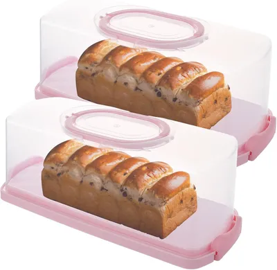 Obrázok produktu pre Stojan na torty s viečkom, Priehľadný plast, pre torty, pečivo a občerstvenie, na oslavy