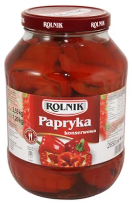Zdjęcie produktu dla Papryka konserwowa Rolnik 2650 ml