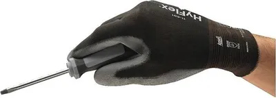 Produktbild von Handschuhe HyFlex 11-601 Gre 10 schwarz/grau EN 388 PSA-Kategorie II