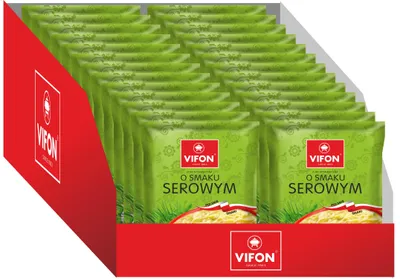 Zdjęcie produktu dla VIFON Zupa błyskawiczna o smaku serowym (Polskie Smaki) 65 g