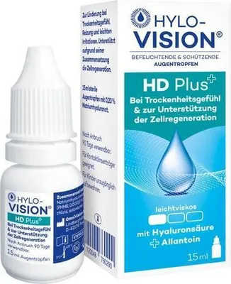 Produktbild von HYLO-VISION HD Plus Augentropfen 15ml PZN 00660469