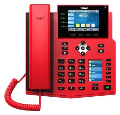 Zdjęcie produktu dla Fanvil X5U-R V2 Fanvil IP Telefon X5U-R red V2