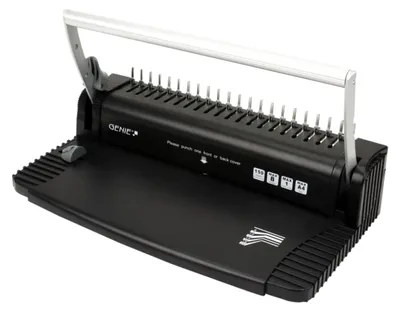 Produktbild von GENIE Spiralbindegerät CB-820 inkl. Plastikbinderücken    sw