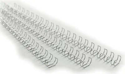 Immagine prodotto di GBC Drahtbindercken WireBind, A4, 21 Ringe, 6 mm, silber