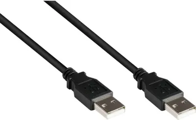 Obrázok produktu pre Kabelmeister SO-34034, 0,5 m, USB A, USB A, USB 2.0, 0,48 Gbit/s, Čierna