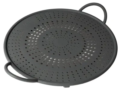 Spatzschutz Silikon grau Ø 26 cm, antihaftbeschichtet, ofenfest bis 230 °C