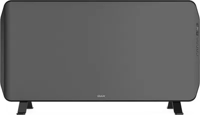 Imagen del producto de Duux Edge, calefactor eléctrico con convección, para uso en interiores, con programación de 24 horas, protección IP24, ideal para pasillos y montaje en pared, color gris
