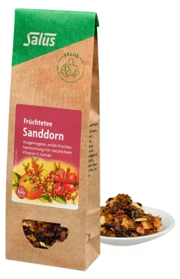 Productafbeelding van Salus Vlierbessen- en duindoornfruit thee, biologisch, 100g