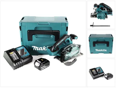 Produktbild von Makita DCS 553 RM1J Akku Metallhandkreissäge 18V 150 mm Brushless + 1x Akku 4,0Ah + Ladegerät + Makpac
