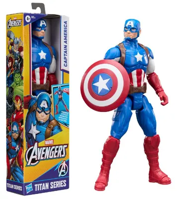Image de Figurine d'action Captain America Titan Hero des Avengers de Marvel, 30 cm