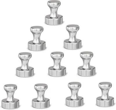 Obrázok produktu pre Neodymové magnety 12 mm x 16 mm, biele, na chladničku a do kancelárie