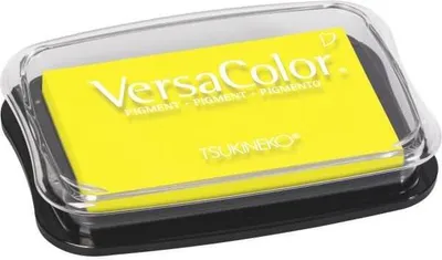 Produktbild von TSUKINEKO 211511810 Stempelkissen VersaColor 10 x 6 cm kanariengelb