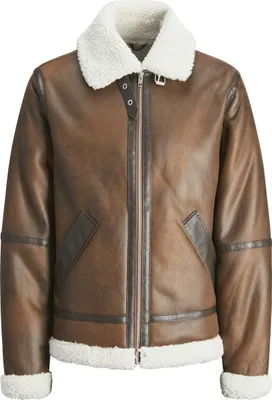 Zdjęcie produktu dla Kurtka Jack & Jones COLE AVIATOR skórzana kurtka