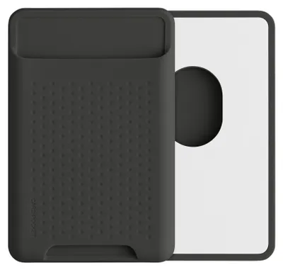 Produktbild von kwmobile Kartenhalter kompatibel mit Apple iPhone 16 / 15 / 14 / 13 / 12 Serie - Kartenfach Halter magnetisch - Handy Kartenetui kompatibel mit