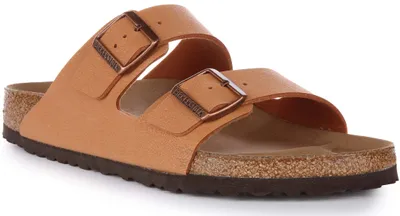 Produktbild von Birkenstock Arizona BS Zwei Riemen Vegane Birko Flor Sandale Pfirsich – 9,5 UK - 44 EU - 11/11,5 M US / Pfirsich