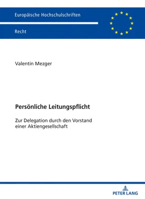 Produktbild von Persönliche Leitungspflicht