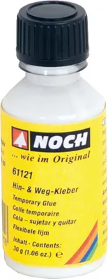 Produktbild von NOCH 61121 - G,0,H0,H0E,H0M,TT,N,Z Hin- & Weg-Kleber, 30 g