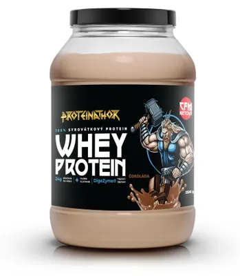Obrázek produktu pro Proteinathor WPC80 Syrovátkový Protein CFM | 80 % Bílkovin + Digezyme | Čokoláda | 2300 g