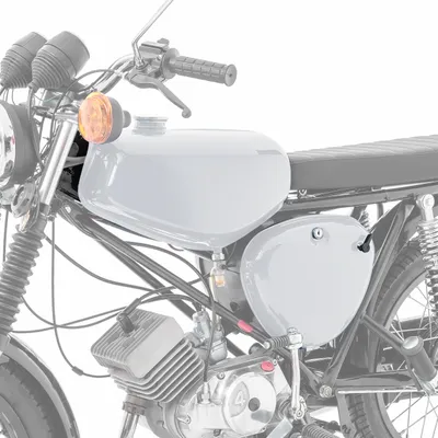 Obrázok produktu pre Nádrž / benzínová nádrž vhodná pre Simson S51 / S50 / S70 s bočným krytom