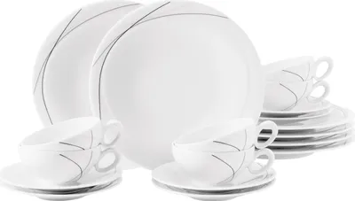 Produktbild von Seltmann Weiden Trio Highline Teeservice klein 18-teilig