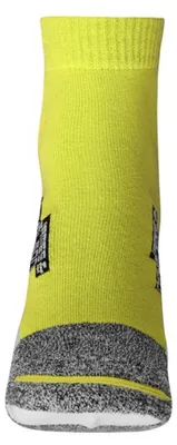 Image de James and Nicholson - Chaussettes de sport pour hommes/femmes Unie - Sport LT2704 (42 EU - 44,5 EU) (Jaune vif/Blanc)