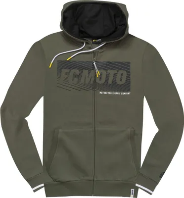Immagine prodotto di FC-Moto Waving Zip Hoodie, verde oliva/nero, S