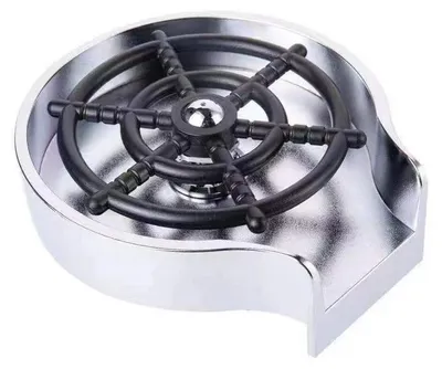 Produktbild von Automatischer Metall-Wasserhahn-Glässpüler, Stabgeschirrspüler für Küchenspüle mit Seitenspray, Kaffeetassenreiniger, gewerblicher Spülenzubehör
