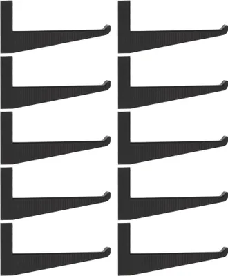 Produktbild von 10x Kleiderhaken Garderobenhaken Akustik Paneele Akustikpaneele Akustikpanele 90mm