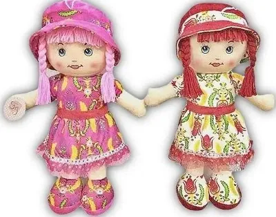 Zdjęcie produktu dla Lalka szmacianka 45cm mix - Merkpol