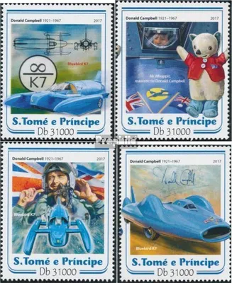 Produktbild von Briefmarken Sao Tome e Principe 2017 Mi 7178-7181 (kompl. Ausgabe) postfrisch Donald Campell