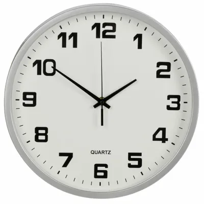 Produktbild von Design Wanduhr 25 cm – Analog geräuschlose Wanduhr ohne Ticken