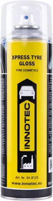 Immagine prodotto di INNOTEC Xpress Tyre Gloss 500 ml – Spray lucidante per pneumatici per una brillantezza duratura e un aspetto curato – cura gli pneumatici dell'auto