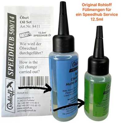Produktbild von Rohloff Oil of Speedhub 500/14 Fahrrad Getriebenabe Service ÖL + Ablassschraube