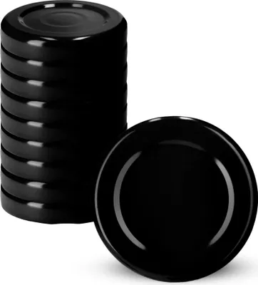 Obrázek produktu pro Šroubovací víčka pro zavařovací sklenice – Twist-Off 48 mm – 4 výstupky – 10 kusů – vhodné pro potraviny