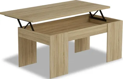 Image de Table basse "Diana" - 102 x 50 x 43 cm - Chêne
