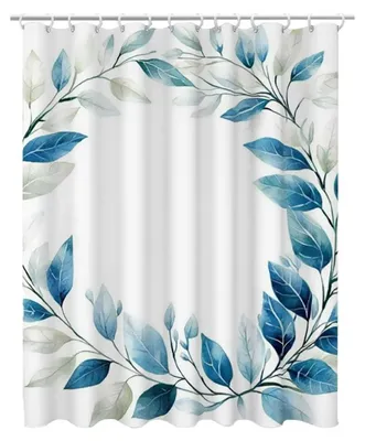 Obrázok produktu pre Záves do sprchy, 180 x 200 cm - biely, s 12 háčikmi