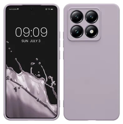 Produktbild von kwmobile Handyhülle für Xiaomi 14T Hülle - weiches Handy Silikon Case - Schutzhülle Cover - Lavendel