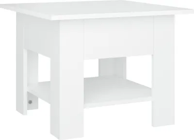 Obrázek produktu pro vidaXL Konferenční stolek bílý 55x55x42 cm Materiál dřevo