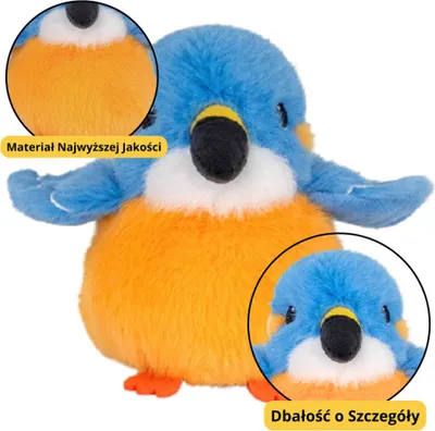 Immagine prodotto di Mascotte uccello coccoloso 12 cm