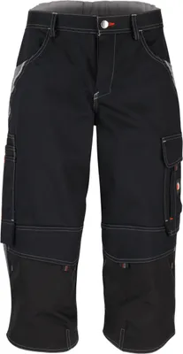 Produktbild von beb HANDWERK Herren Piratenhose Polyestermix Schwarz/Grau 48