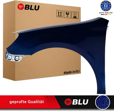 Image de BLU Aile Compatible avec VW Volkswagen Golf VI 6 berline LD5Q Gauche Blau SchattenBlau | 2008-2016 | Avant | Peint| Prêt à Monter | Galvanisé
