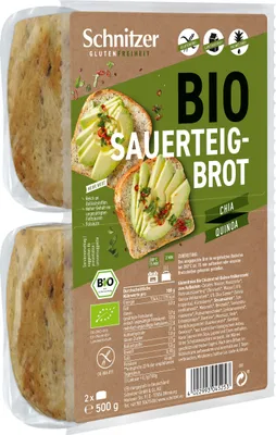 Produktbild von Schnitzer Sauerteigbrot Chia-Quinoa 500g