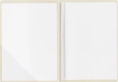 Produktbild von Bewerbungsmappe Karton Linienstruktur 2-teilig chamois Packung mit 10 Stück