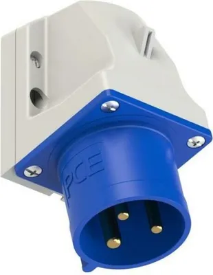 Produktbild von PCE CEE-Wandgerätestecker 32A 3p 6h IP44