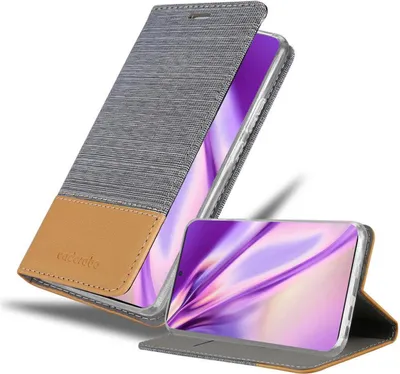 Obrázek produktu pro Cadorabo pouzdro pro Samsung Galaxy NOTE 20 PLUS Protective Case in Grey Pouzdro na mobilní telefon Book Case Cover
