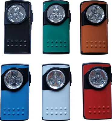 Produktbild von 6x LED Taschenlampe inkl. Batterien Mini-Arbeitsleuchte mit Feststellbeleuchtung Alu