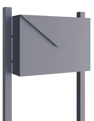 Produktbild von Standbriefkasten Letter in Grau Metallic